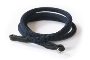 Camera cord strap navy blue